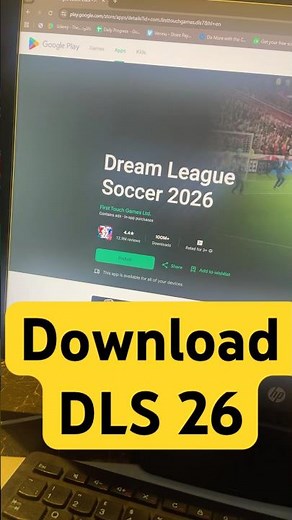 Download DLS 26 on android #DLS26 #DreamLeagueSoccer26 #AndroidDownload #InstallDLS26