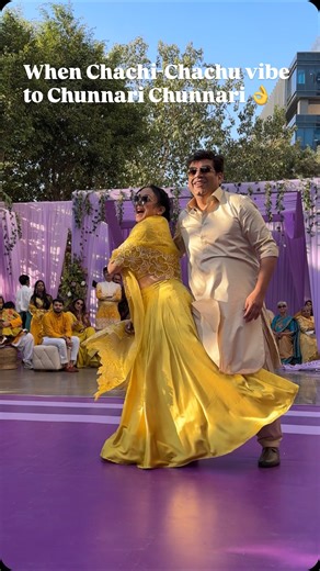 ALISHA MAINI | WEDDING CHOREOGRAPHER on Instagram: "No one vibes better than our chachi-chachu’s 🙌🙌 . . . . [ Wedding Choreograpbollywood, wedding choreographer, easy dance, punjabi song, sangeet outfit, beginner dance, beginner, bridesmaid dance, couple dance, sangeet choreography, baniya wedding, gujurati wedding, destination wedding, Chachi Chachu, Haldi dance ]"