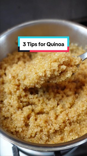3 tips for making quinoa more delicious! #quinoa #cooking #recipe | Quinoa