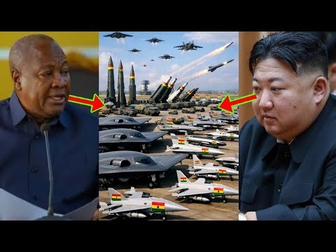 Ghana Displays Its Military Base Amidst US,Iran War As North Korean Prz Pledged To Support Ghanaians