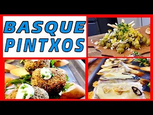 🎉 HOW to MAKE 📍The 7 MOST Typical SPANISH ! TAPAS Españolas Recipes Basque PINTXOS