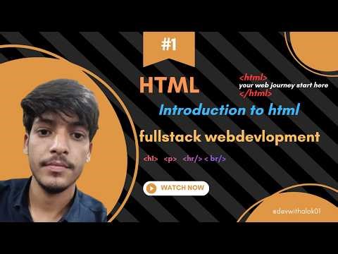 Introduction to HTML in Hindi | HTML Basic Tag's Explained | HTML tutorial for Beginners🚀