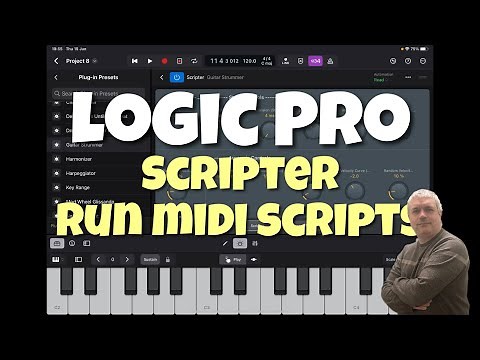 Apple Logic Pro for iPad - Tutorial 26: Scripter Plug-in (Run Midi Scripts)