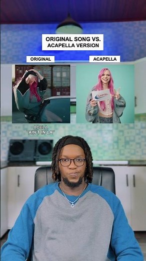 Original Song Vs. Acapella Version: ADÉLA "Ain't In LA" #shorts #adéla #music