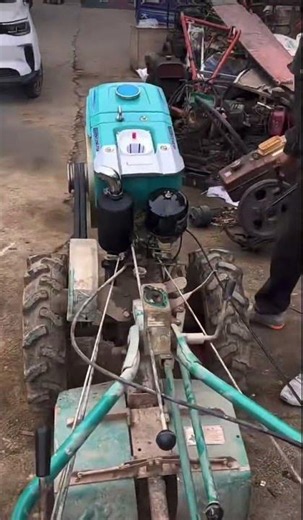 Hand-Cranking a Monster Tiller: Pure Single-Cylinder Diesel Power!