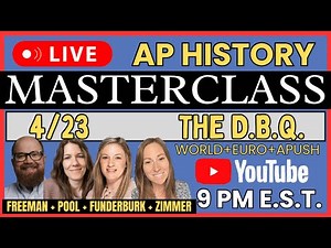 AP HISTORY EXAM + DBQ OVERVIEW