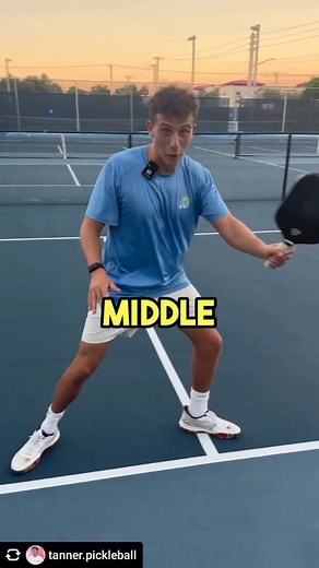 1.2K views · 406 reactions | @tanner.pickleball How To Properly Cover The Middle In Pickleball!  1️⃣ Step parallel across the kitchen line. 2️⃣ Paddle should never leave peripheral vision. 3️⃣ Swing with the intent of being ready for the next ball. ￼￼ #pickleball #pickleballaddiction #pickleballislife #pickleballrocks #pickleballaddict #pickleballtournament #pickleballhighlights | PickleballGreg | Facebook