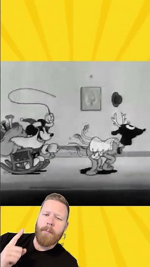 Mickey Mouse gets shot by an orphan in this old Disney Christmas cartoon!