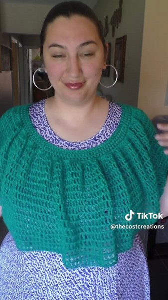 Finished! I made this capelet for my friend and get to send it off now. ☺️ #crochet #crochetersoftiktok #crocheter #crocheters #crochettiktok #crochettok #crochetaddiction #crocheting #crochetideas #smallbusinesscheck #smallbusinessowner #smallbusinesstiktok #smallbusinesssupport #smallbusinesstok #cape #shawl #crochetwearables #wearable #wearables #crochetclothing #crochetclothesdesigner