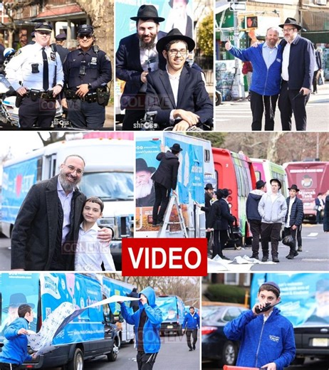 Mitzvah Tank Parade Prepares to Head Out