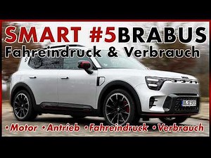 Smart #5 Brabus - Driving Impressions & Consumption of the Sport Electric SUV | Test | Driving Re...