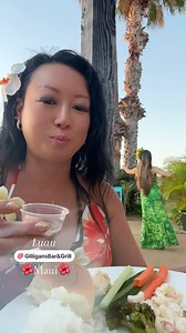 @Gilligans Bar & Grill Luau is a must see in Maui #mukbang #food #foodtok #eat #eatingshow #luau #hawaii #maui #hula | By Nay A
