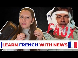 Scammed by Fake Brad Pitt - Learn French with News #22