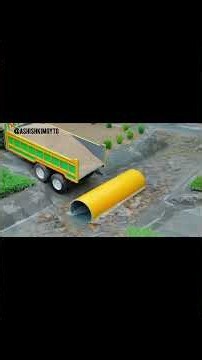 DIY Mini Truck Construction 🏗️| Easy Miniature Truck Making 🤯🧩 #Ashishkingyto