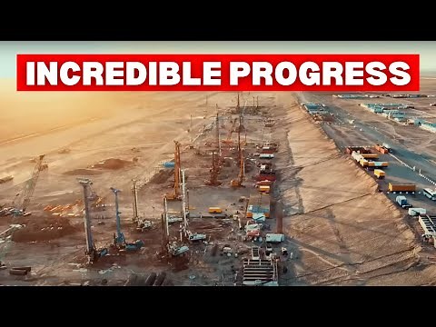 Saudi Arabia's "The Line City" MASSIVE 2023 Construction Update (NEOM)