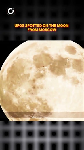 Mehrere UFOs auf dem Mond von Moskau aus gefilmt! #shorts #alien #trending #moscow #weltraum