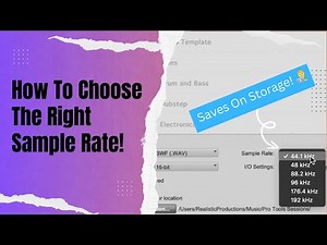 How To Choose The Right Sample Rate!