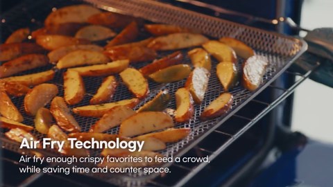 LG 30 in. 6.3 cu. ft. Smart Electric Range with Fan Convection, Air Fry & EasyClean in PrintProof Stainless Steel LSEL6333XE