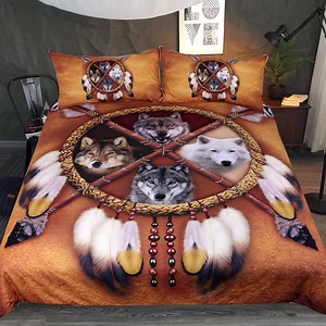 10K shares · 3.4K comments | O.M.G.  That's the reaction from customers when they see our unique Wolves bedding collection. Why? Maybe its the soft comfortable, sleep-snug feeling? Or the stunning designs? Sleep tight with a touch of ancient mystery with our limited stock Wolves bedding sets. | Wolvestuff | Facebook