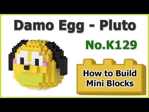 How to Build Mini Blocks Damo Egg - Pluto K129 Review Instructions Specifications