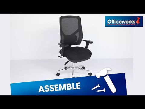 Officeworks Assembly Guide: Stilford Professional II Ergonomic Chair | Step-by-Step Tutorial