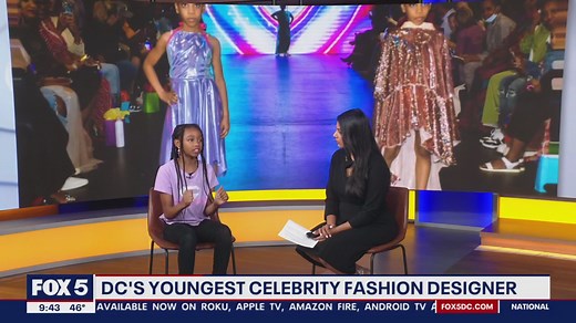 One-on-one with DC's youngest celebrity fashion designer