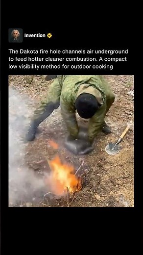 The Secret Fire Pit That Burns Hotter and Hides the Smoke 🔥 #shorts