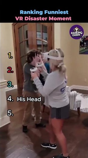Ranking Funniest VR Disaster Moment #shorts #funny #moments #vr #disaster
