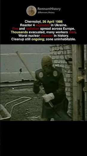 The 60 Seconds That Destroyed Chernobyl