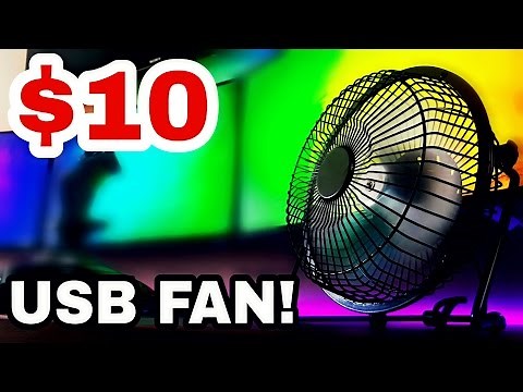$10 Desktop USB Fan! Most In-Depth Fan Review on YouTube...