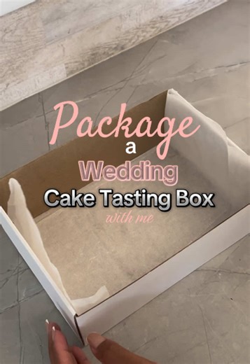 Delicious Wedding Cake Tasting Box for Couples