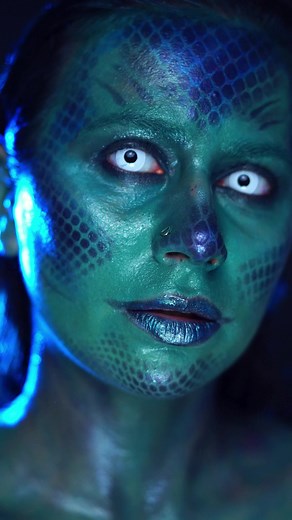 Mermaid Halloween Makeup Tutorial