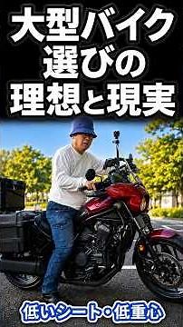 The Ideal and Reality of Choosing a Large Motorcycle