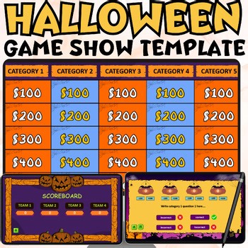 Halloween Editable Powerpoint Game Show Template