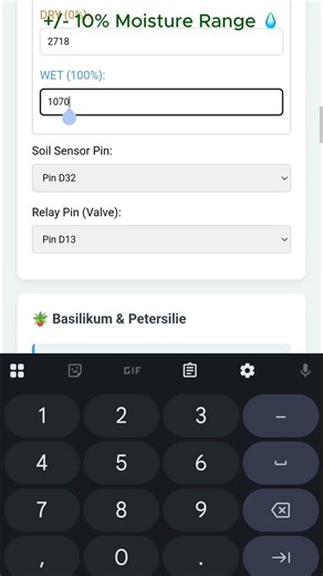 Kraeuter-WG Smart Garden (Zero Coding) : 300+ Plants Database 🌿💻 #ESP32project #automaticgardening