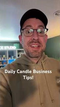 Daily Candle Business Tips! #candlebusiness #candlemaking