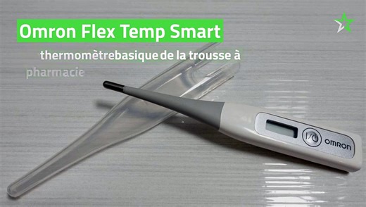 Test Omron Flex Temp Smart : le thermomètre basique de la trousse à pharmacie 🌡️