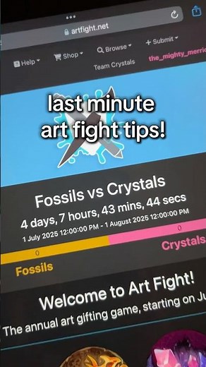 last minute art fight tips! | #artfight #digitalart #artist