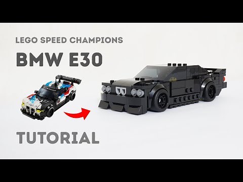 Tutorial - BMW E30 | Lego Speed Champions 76922 M4 GT3 Alternate Build Instructions