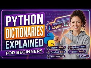 Python Dictionaries Explained for Beginners | Real Examples & Easy Practice