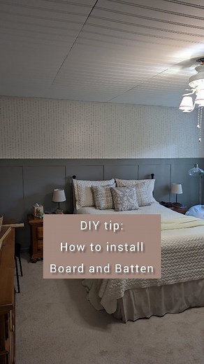 20 comments | Board and batten can seem very intimidating, but trust me, is very DIY beginner friendly. Save this video so you can diy like a pro. . . . #diyhomeimprovement #boardandbatten #beadboard #beadboardceiling #diyboardandbatten #easydiy #easydiys #howto #instruction #help #helpothers #diyproject #diyhome #homeimprovement #homeprojects #craftsman #wall #walls #womenwhodiy #womenwhobuild | home.by.hand | Facebook