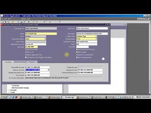 Auto Accounting Setup with Live Scenario in Oracle R12 - Part 21