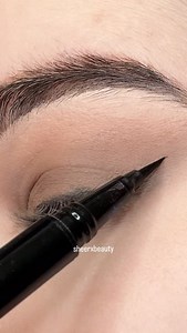 this wing technique makes it so easy 🖤 #wingedliner #foryou #makeup #makeuptutorial | Sheer Beauty by Sarah