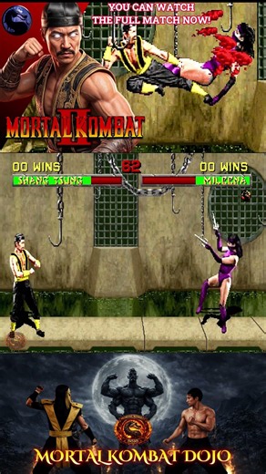 Shang Tsung vs Mileena 🔥 Mortal Kombat 2