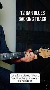 BLUES JAM TRACK LOOP #backingtrack #12barblues #solo #jamtrack #practice #guitar #electric #shorts