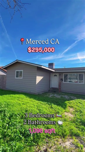 Looking for a starter home in Merced? 🏡 I might’ve found the one!✨ 3 recámaras, 2 baños y un lote con más de 7,000sqft🤩 Want more info? Dm me!📲 Message for more info⤵️👇 Anna Santamaria | DRE. 02202968 📲 (510) 439-6393 Angela Santamaria | DRE. 02144594 📲 (559) 363-9489 #mercedrealestate #fyp #hometour #centralvalley #FirstTimeHomeBuyer