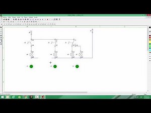 Circuits with switches, symbols and simulation in the Cadesimu version 3 program