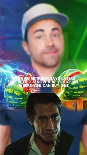 Lasers vs. Lightning – Which is More Powerful To Buy Mark Rober?⚡💥#markrober #laser #tech #shorts