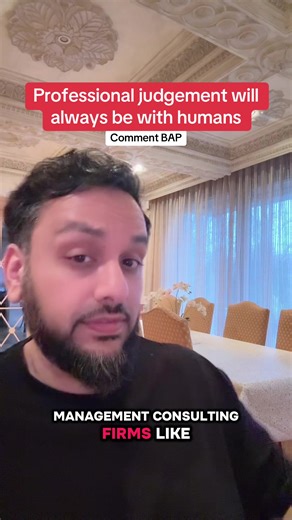 I can’t emphasise enough how important it is to build your professional judgement #fyp #ai #Consulting