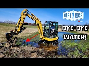 Draining a Farm field with Drain tile